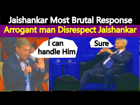 Arrogant American Tries to outsmart Jaishankar.