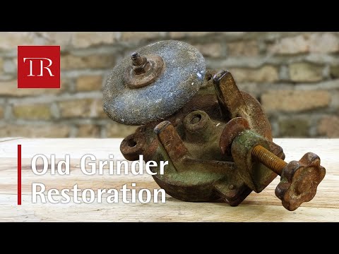 Old Hand Crank Grinder Restoration