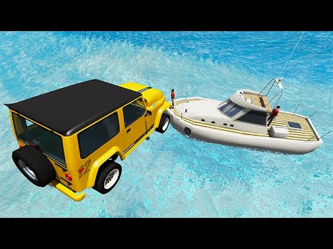 TOP 100 High Speed Car Jumps Over Pizza, Tablet, Computer Part 4 - BeamNG Drive | BeamNG-Destruction
