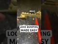 LOCK BUMPING MADE EASY. #lockpicking #locksport #tip #howto