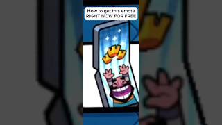 Get this EMOTE RIGHT NOW FOR FREE! Secret Collaboration with Samsung! #clashroyale #shorts