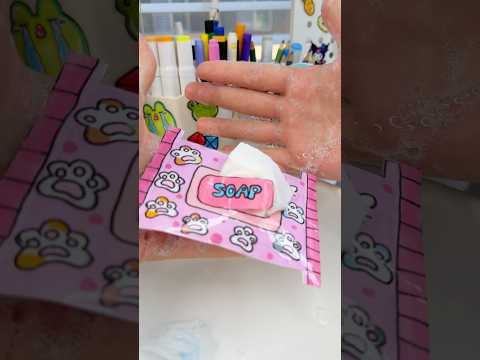 🧼DIY Paper Soap!? #papersoap #diy #diycrafts #cutecrafts #papercraft #cute #thingstodo