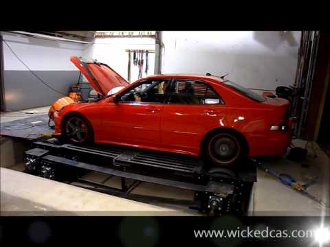 Wicked CAS: IS300 NA-T T04R TURBO 444HP 17psi 93 Octane GSD 2JZ-GE VVT-I RED IS 2JZ-Ge
