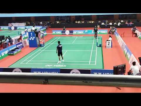 National badminton match K.Srikanth vs Sidharth Pratap Singh