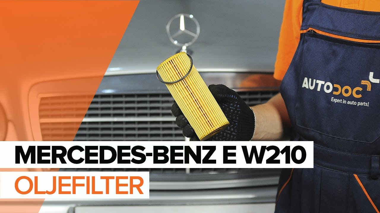 Byta motorolja och filter på Mercedes W210 bensin – utbytesguide