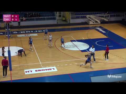 HŽOK Smeč - HOK Čapljina 3:0 (Odbojka 2016/17)