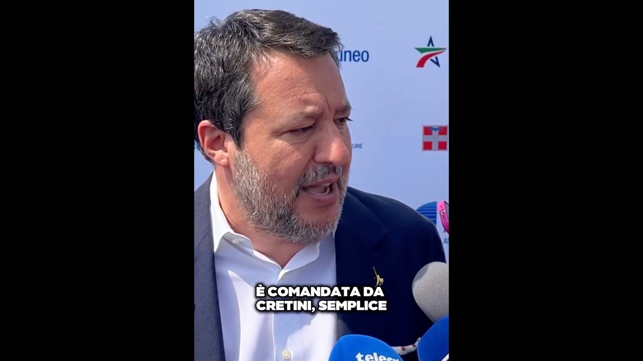 SALVINI: "BASTA FOLLIE DA BRUXELLES: L'ITALIA È PRONTA A FARE DA SÉ"