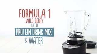Slik blander du Herbalife shake, Proteindrinkmix og vann