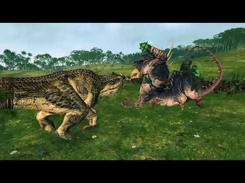 Skaven Hell Pit Abomination vs Feral Carnosaur | SurrealBeliefs