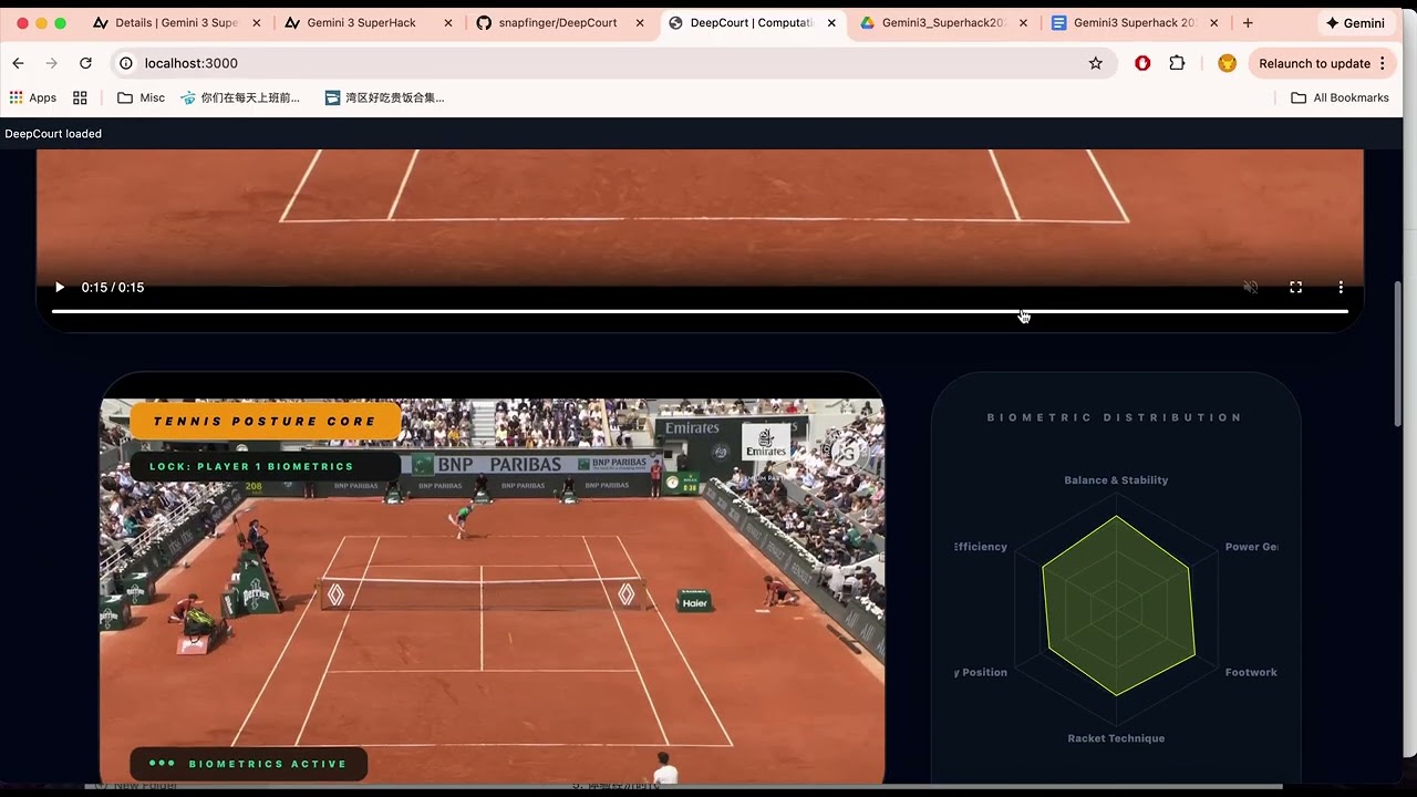 DeepCourt project preview