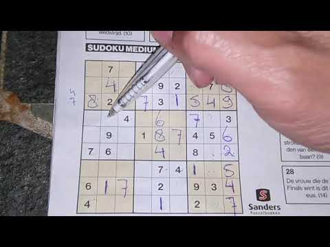 Daily Sudoku practice continues. (#938) Medium Sudoku puzzle. 06-06-2020