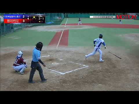 원더키디 vs 다온패널블루스톰스 경기 영상 | 7/11 (솔내야구장)