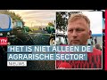 Boeren protesteren: Grind, puin en trekkers op wegen richting Attero | RTV Drenthe