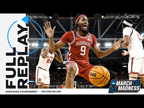 Arkansas vs. St. John's - 2025 NCAA men's second round | FULL REPLAY