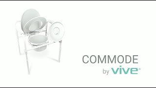 Product video: Vive 3-in-1 Bedside Folding Commode Toilet Seat