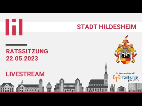 Liveübertragung der Ratssitzung der Stadt Hildesheim vom 22.05.2023