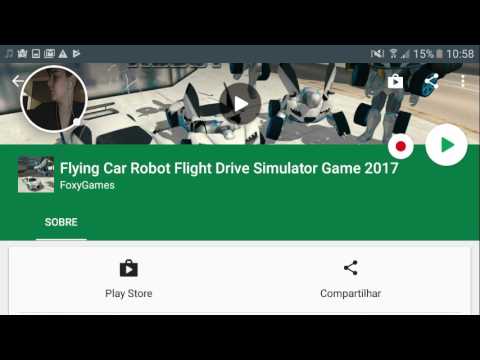 Flying Car Robot Flight Drive Simulator Game 2017 – 2017-07-18