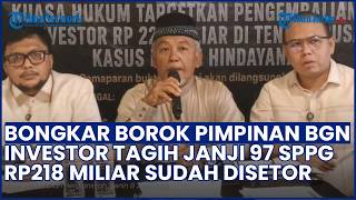 SKANDAL BARU! Investor Bongkar Borok Pimpinan BGN, Rp218 Miliar Disetor untuk 97 SPPG Berujung Zonk