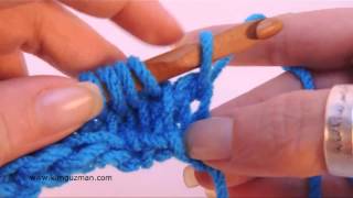 Tunisian Crochet: Simple Stitch (aka Afghan Stitch) (Left Handed)