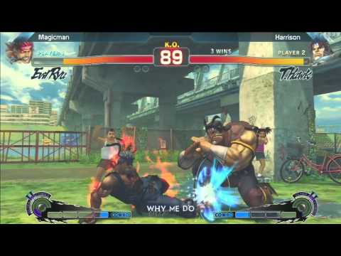 SSF4: Harrison vs Magicman - Why Me Dojo 007