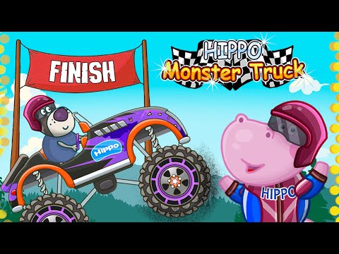Kids Monster Truck Racing Game Video