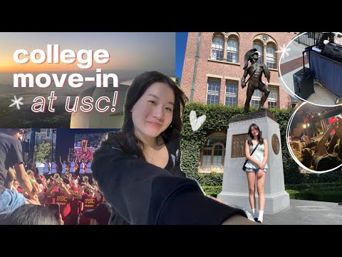 moving into college at usc! welcome week, exploring LA, dorm unpacking