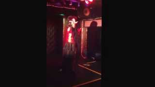 Tara Moore performing Oh Industry by Bette Midler at the Sportsman Hotel.