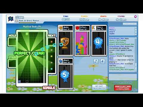 Tetris Friends Arena - ONE BLOCK MINO  [Hacker vs Hacker Showoff ]