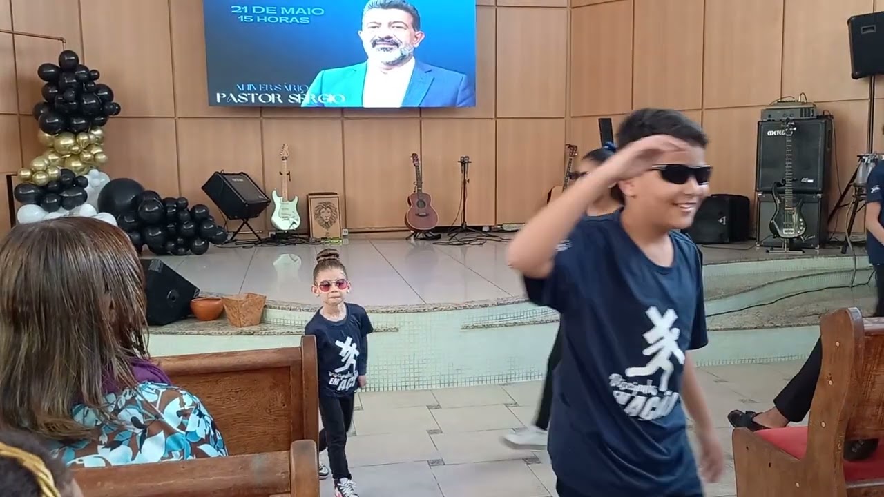 teatro aniversário do pastor