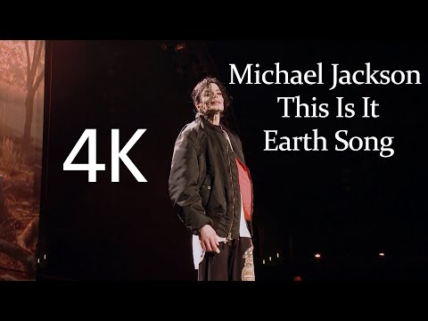 Michael Jackson This Is It | Earth Song 4K