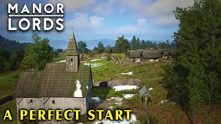 Manor Lords - A Perfect Start  - Beginner's Guide / Walkthrough Part 1