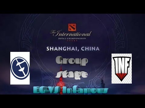 Full match eg vs infamous game 1 bo2 group stage the international 2019