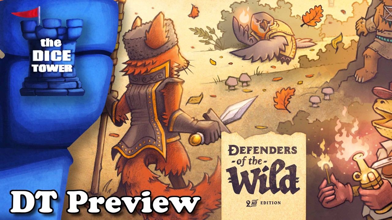 Defenders of the Wild 2nd Edition + Critter Moon Expansion | Dice Tower Preview by Ella