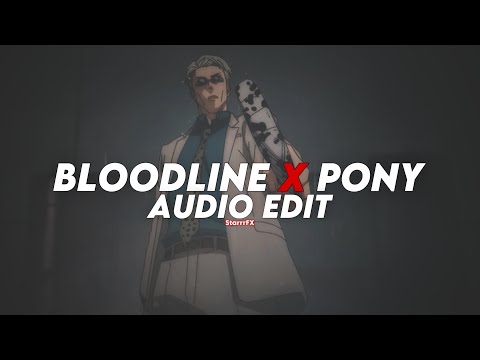 bloodline x pony (best part) - ariana grande, ginuwine [edit audio]