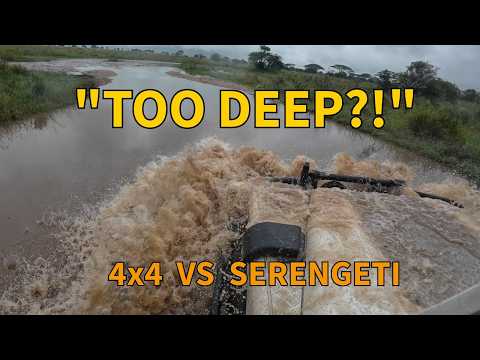 4x4 vs Flooded Serengeti Tracks | Overlanding Tanzania in Land Rover Defender | S.1 Ep.39