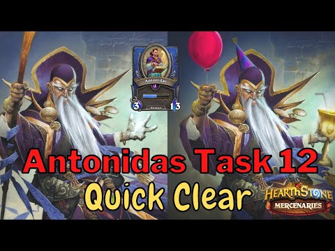 Antonidas Task 12 Quick Tips Guide - Hearthstone Mercenaries