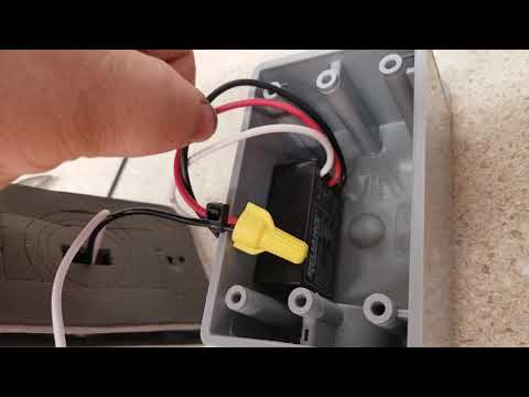 How to wire a photocell eye for a light