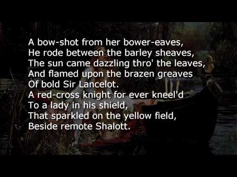 The Lady of Shalott  ~ poem with text