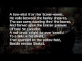 The Lady of Shalott ~ poem with text 