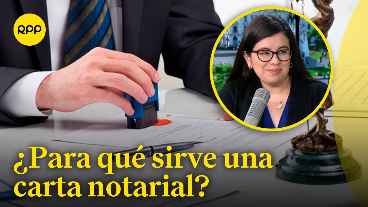 ¿Qué es una carta notarial y en qué se debe utilizar?