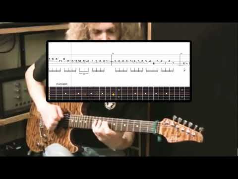 Very long Legato lick Guthrie Govan (Four Licks together)