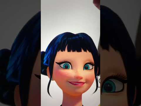 Anna transform in Zoey #kpop #disney #transformation #art #glowup #artist #drawing #kpopdemonhunters