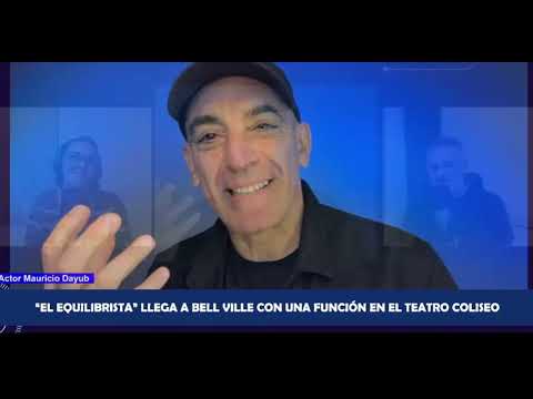 “El Equilibrista” llega a Bell Ville con una función de Mauricio Dayub en el Teatro Coliseo