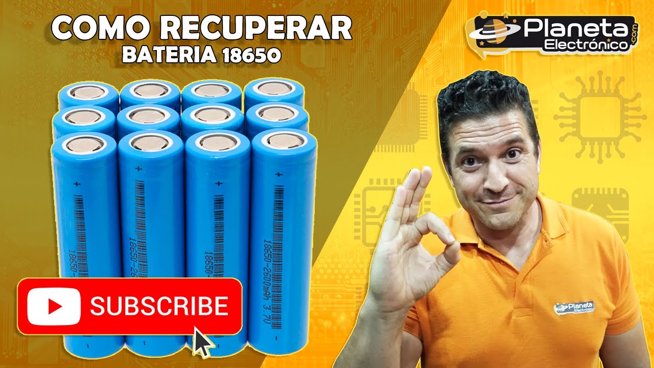 Cómo Recuperar Bateria 18650 de Litio cualquier marca 2024