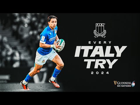 EVERY TRY | ITALY 🇮🇹 | 2024 GUINNESS MEN'S SIX NATIONS