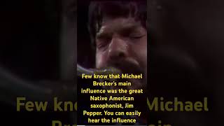 Few people know that Michael Brecker’s primary influence was Jim Pepper. #saxophone