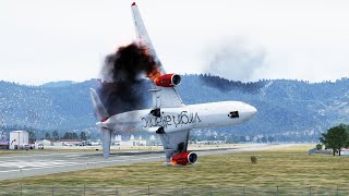 Experienced A330 Pilot makes Terrific Landing right after Engine Fire | X-Plane 12