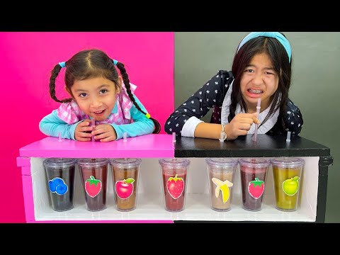 Maddie and Jannie's Healthy Fruit Smoothie Challenge for Kids