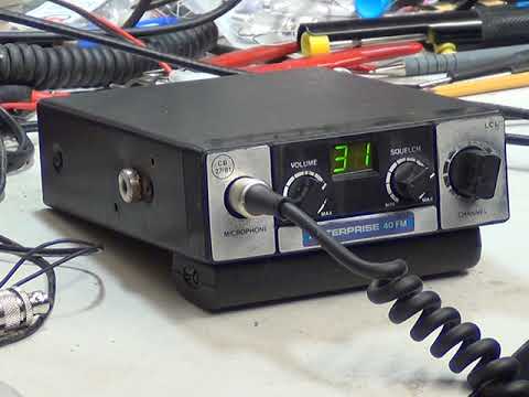 LCL Enterprise (UK) CB radio (mobile) CB27/81 -  On the air test