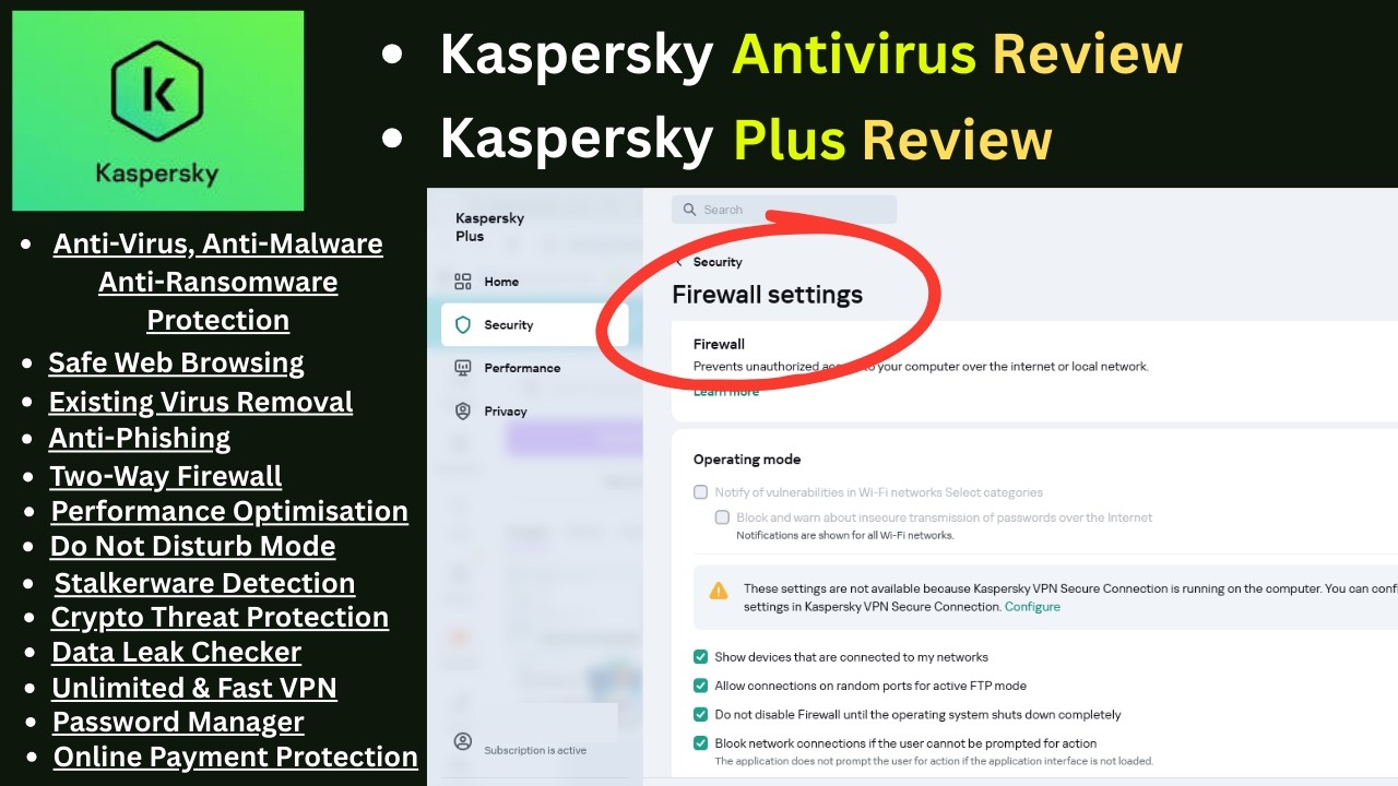 Kaspersky Antivirus | Kaspersky Plus | Kaspersky Antivirus Review | Kaspersky VPN